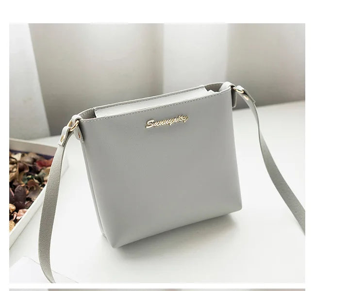 Fashion Solid Color Shoulder Bag Women Crossbody Bags Women PU Leather Woven Bag Mobile Phone Purse Mini Handbags hand bag