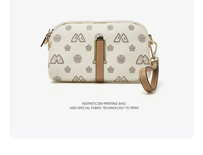 FOXER Women Small Crossbody Bag Shoulder Bag with Wrist Strap Lady Fashion Messenger Bag Mini High Quality Cellphone Purse