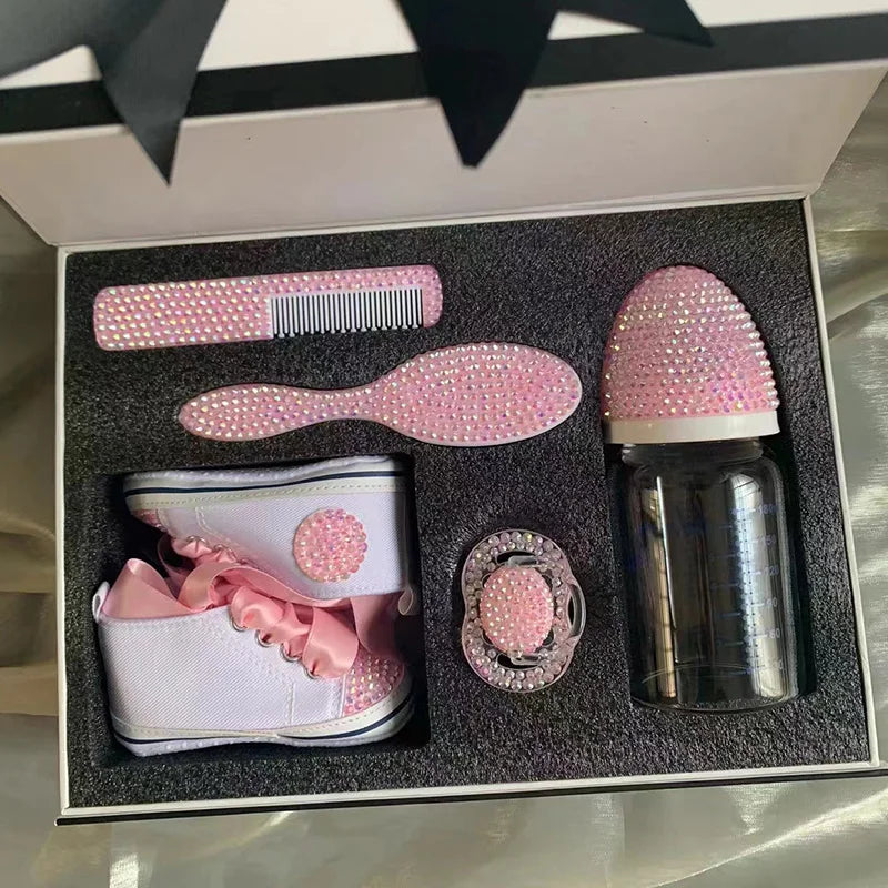 Baby Toddler Shoes Newborn Gift Set With Luxury Gift Box Packaging Badiee Stylez