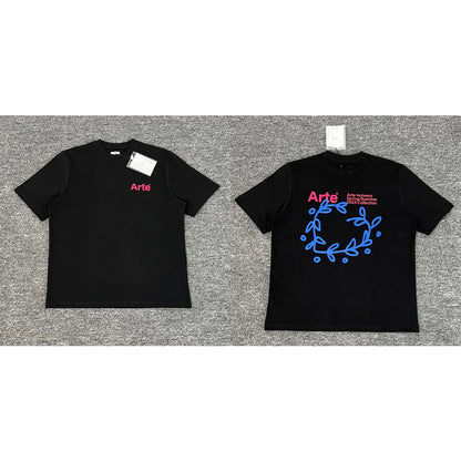 ARTE T-shirts Men Women Couples Streetwear High Quality Print Round Neck Short Sleeve Arte Top Tee One Day Shipped Out 17