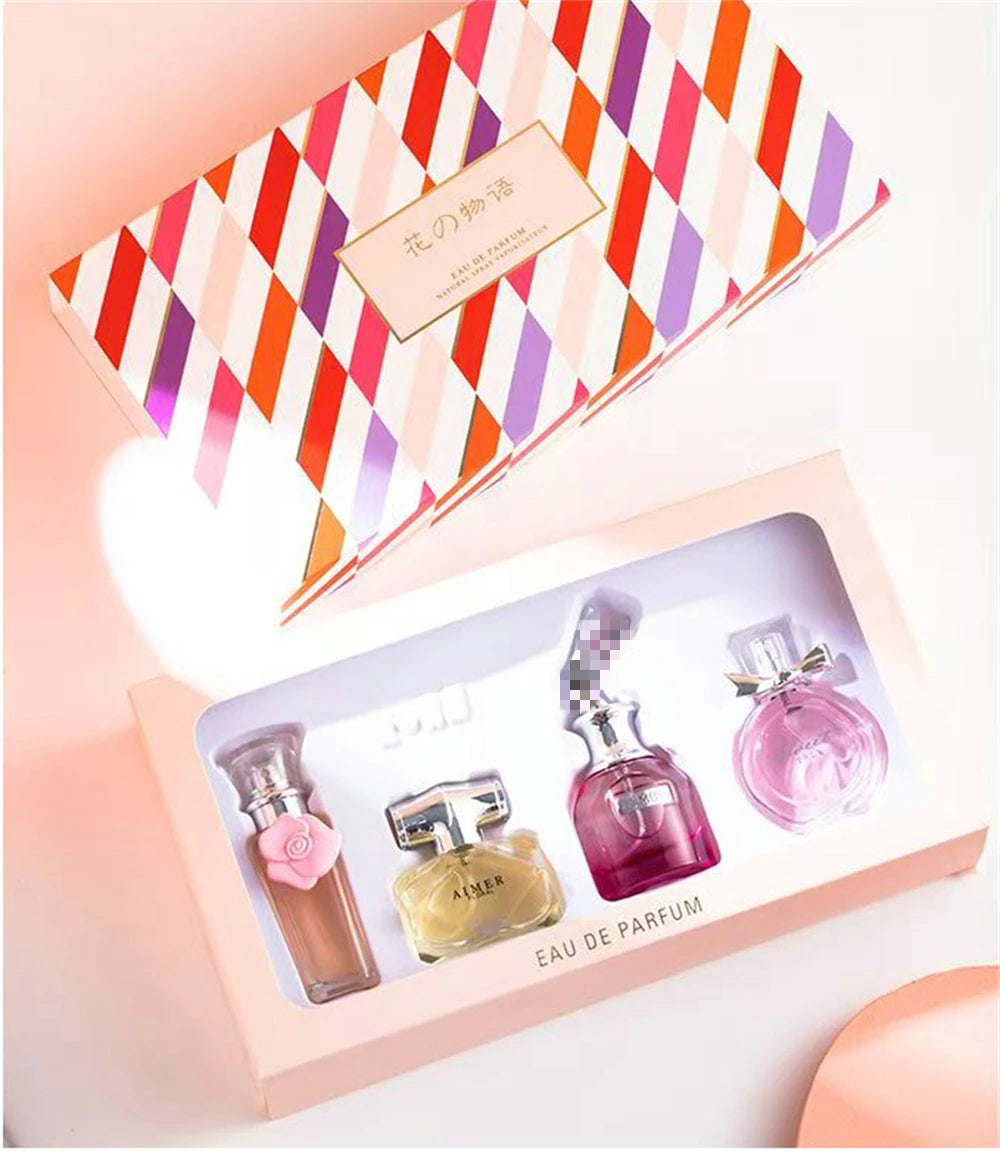 Classic Brand Perfume Women Eau de Parfum Femme 100ml Club De Nuit Perfumes Feminino Gift Box 4Pcs Set Floral Fruity Scent Spray Badiee Stylez