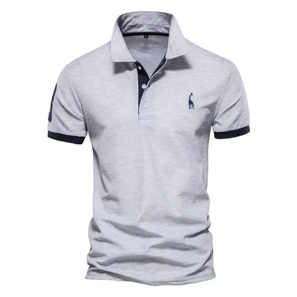 Men's Summer Golf Polo Shirt - High-Quality Casual Short Sleeve Tee in Plus Size (5XL) by [Brand Name]