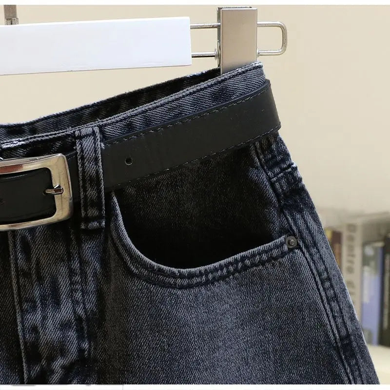 Women's Denim Shorts Summer 2024 New Loose Wide Leg Short Jeans Female Casual Clothes A-line Pants for Women