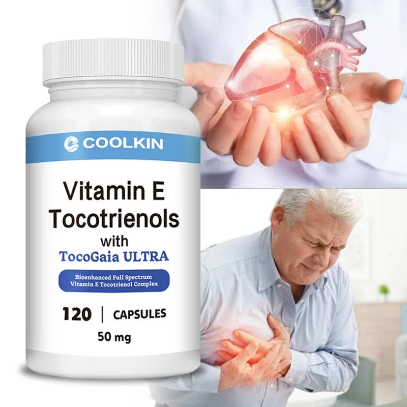 Vitamin E Tocotrienols - Supports Healthy Immune and Cardiovascular Systems, Promotes Skin Health, Antioxidant