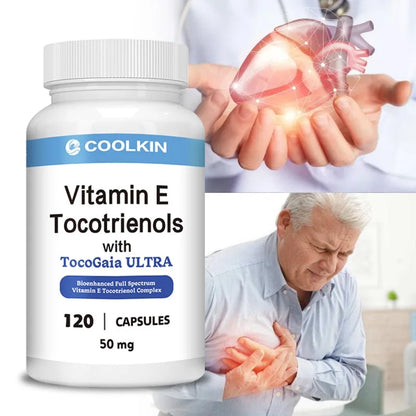Vitamin E Tocotrienols - Supports Healthy Immune and Cardiovascular Systems, Promotes Skin Health, Antioxidant