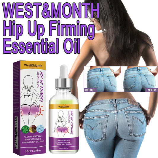 WEST&MONTH Hip Up Firming Essential Oil Dilute Melanin Accelerate Fat Synthesis Making It Full Of Vitality Roundness Elasticity