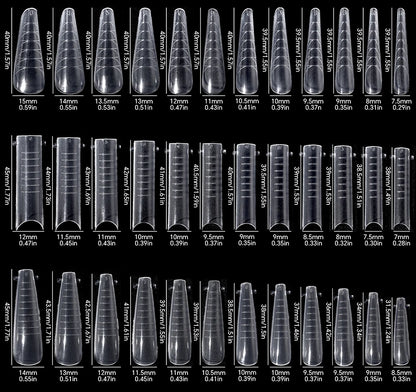 120Pcs Nail Forms For UV Gel Quick Building Extension Top Molds Dual Forms Acrylic Nail Art Tips Nails Accessories Tools
