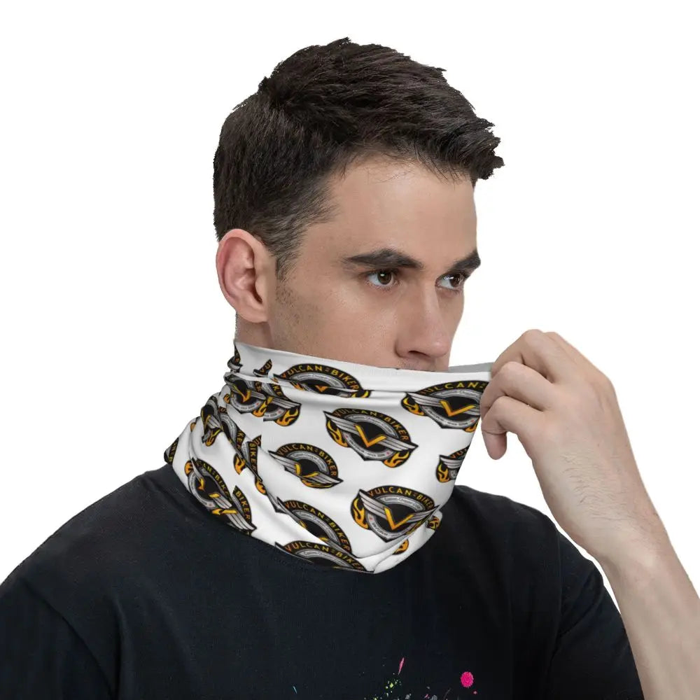 Vulcan Motorcycle Modren Bandana Neck Cover Printed Wrap Scarf Multi-use Headwear Outdoor Sports Unisex Adult Washable