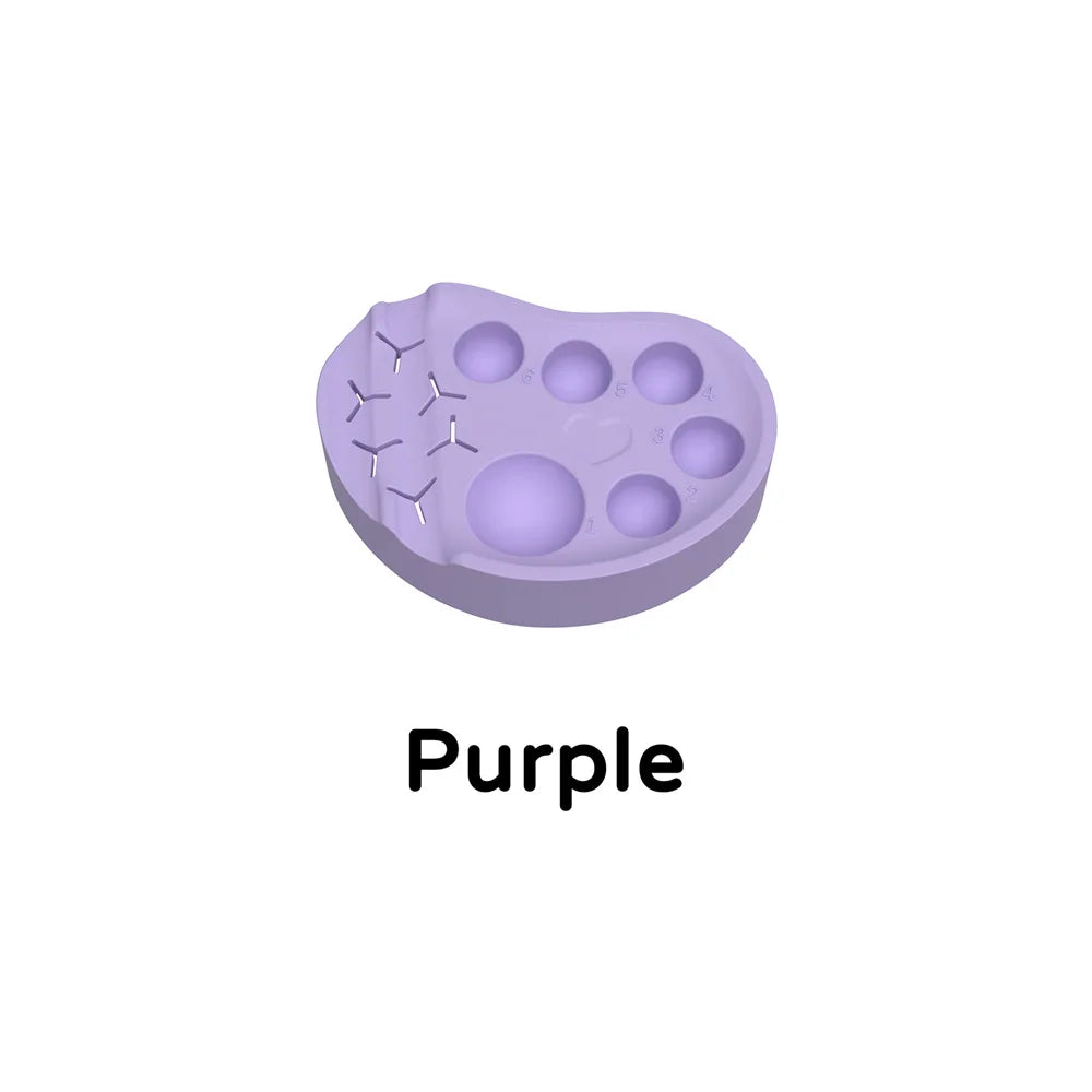 Silicone Eyelash Lift Palette Multi-Function Polish Gel Mixing Makeup Tool Eyelash Extension Reusable Silicone Lash Palette Badiee Stylez