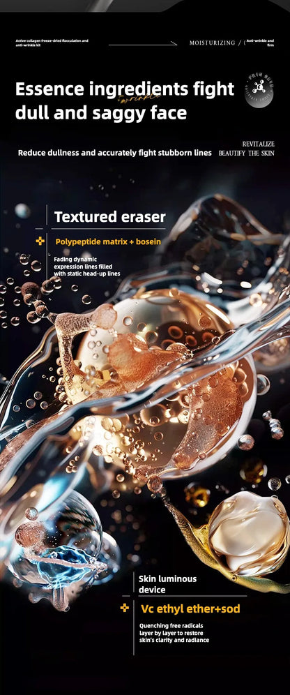 Collagen Peptide Anti-Wrinkle Freeze-dried powder- Firming, Lifting Hydrating Face Kit for All Skin Types Beauty care product