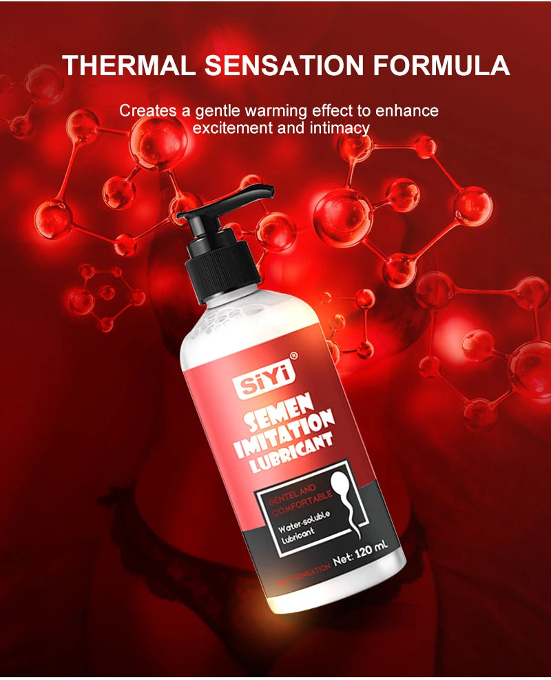 120ml/300ml Warming Water-Based Lubricant，Intimate Lube for Vaginal & Anal, Ideal for Toys and Couples Lubricant
