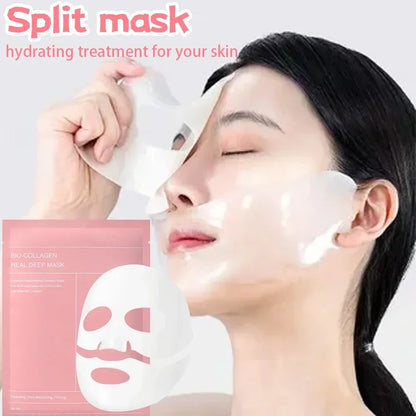 Bio-Collagen Face Mask Shrink Pore Deep Moisturizing Overnight Mask Anti-Wrinkle Hydrating Refreshing Brightening Face Skin Care