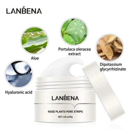 LANBENA Shrink Pore Essence 15ml Blackhead Nasal Black Mask Peeling Acne Treatment Face Serum Moisturizing Firming Skin Care