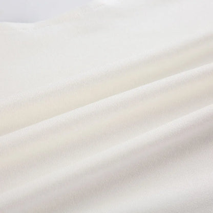 BIIKPIIK Casual Off Shoulder Solid Knitted Tops Concise Skew Collar Long Sleeve Autumn Tees For Women Sporty Irregular T-shirts