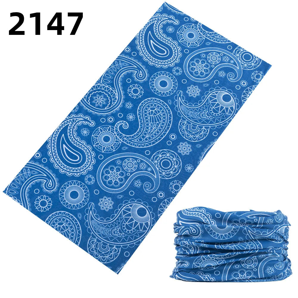 2101Unisex Climbing Hiking Scarf Sport Headwear Bandanas Motorcycle Turban Hand Band Magic Scarves Outdoor Cycling Headband Mask