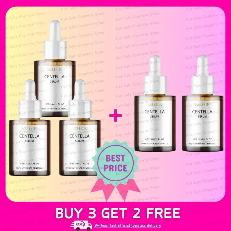 Korean Centella Asiatica Face Serum Nourish Dry Skin Smoothing Rejuvenation Skin Brightening Whitening Cream Facial Moisturizer buy 3 get 2 free