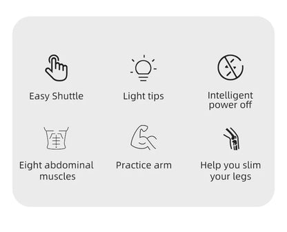 Abs Belt Abdominal Trainer EMS Muscle Stimulation Electric Exerciser Toning Belts For Leg Arm Workout Fitness Home Gym Equiment