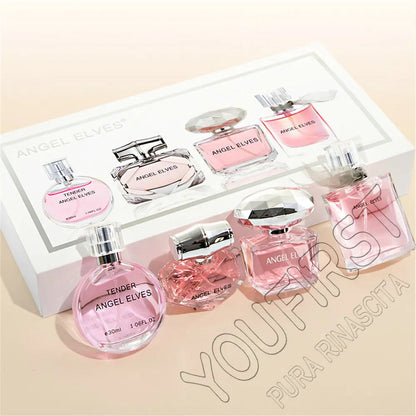 Gift Box 4Pcs Set Perfume Women 120ml Club De Nuit Perfumes De Mujer Lasting Fragrance Parfum Femme Floral Fruity Scent Spray Badiee Stylez