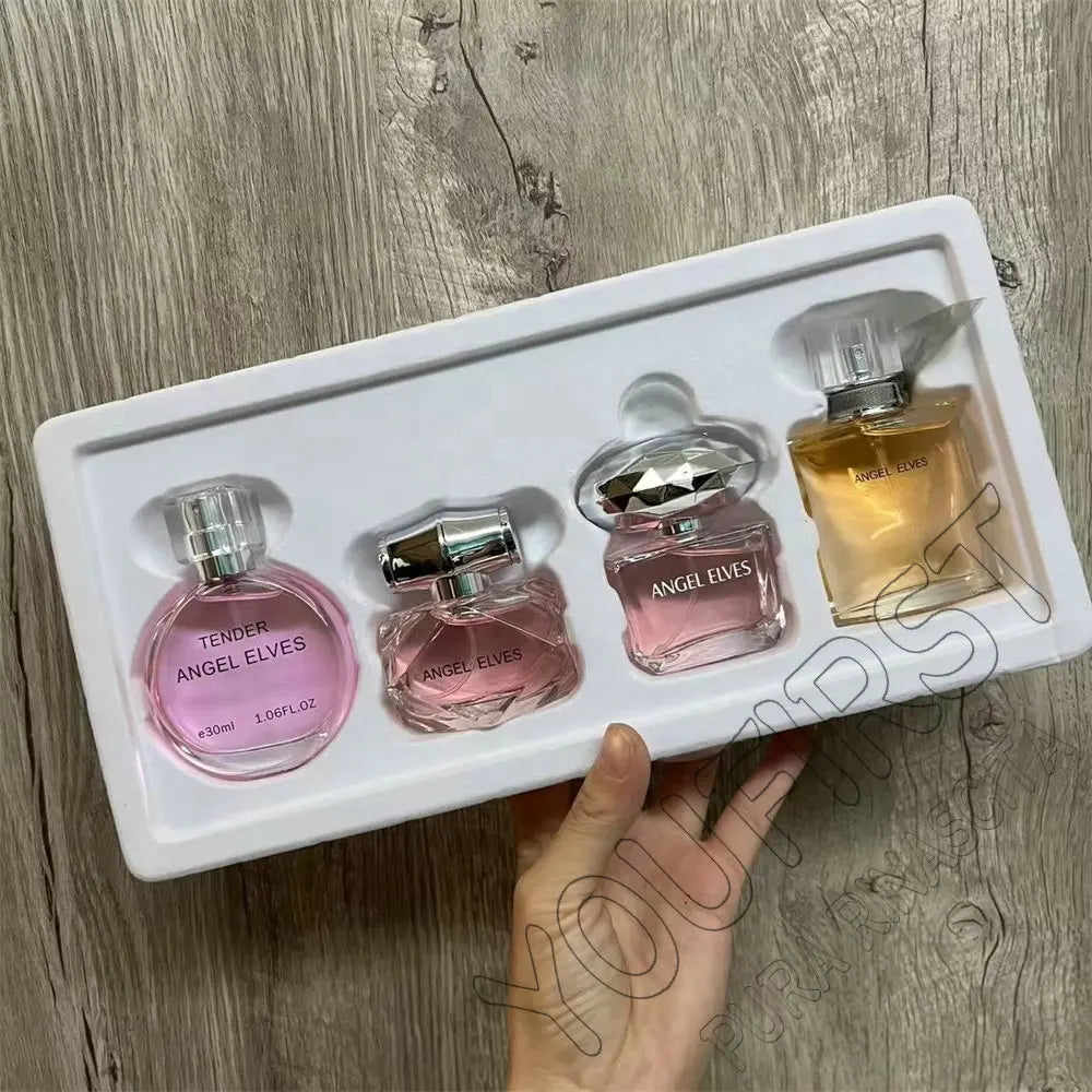 Gift Box 4Pcs Set Perfume Women 120ml Club De Nuit Perfumes De Mujer Lasting Fragrance Parfum Femme Floral Fruity Scent Spray Badiee Stylez