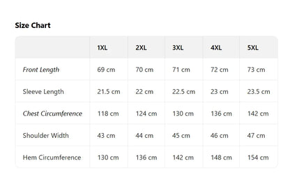 Plus Size Women's Casual Short-Sleeve Round Neck T-Shirt - White Geometric Ladybug & Daisy Print