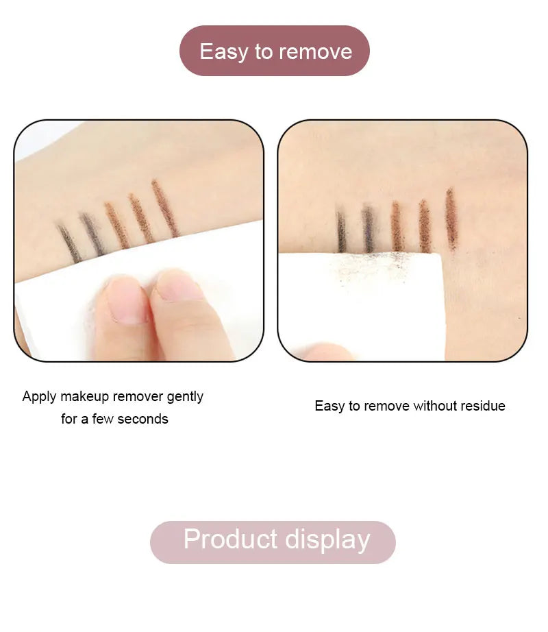 Pencil-shaped Wooden Eyebrow Pencil Waterproof Sweat-proof Eyebrow Pen Smooth Eyebrow Pencil Lasting Not Easy To Faint Cosmetics