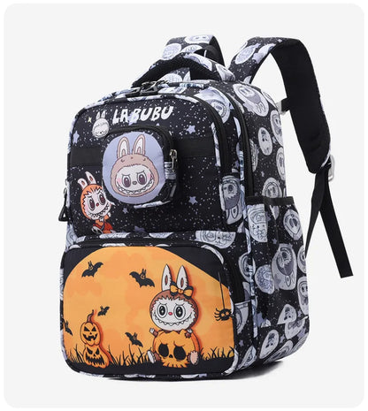 New Large Capacity Bag Children Backpack Cute Cartoon Primary School Bag Shoulder Bag New Kids Practical Portable Backpack