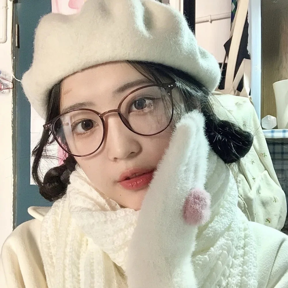 Korean Women Lady Students Anti-Radiation Glasses Computer Eyewear Badiee Stylez