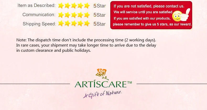 ARTISCARE Vitamin C Serum for Face Moisturizing 4Pcs Hyaluron Acid Facial Care Nourishing Essence SkinCare Products