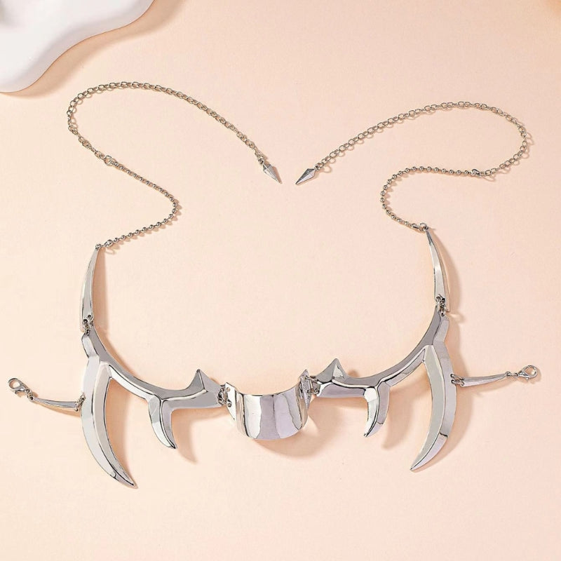 Punk Irregular Mask Gothic Mechanical Alien Fluid Face Accessories Metal Earrings for Women Men Halloween Party Jewelry