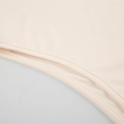 Darlingaga Casual Square Neck Fitness Summer Bodysuit Women Sleeveless Solid Basic One Piece Bodies Sporty Sexy Rompers Outfits