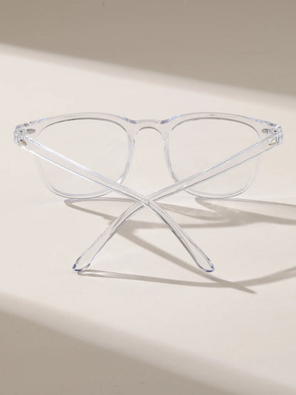 1PC/2PCS Fashion Pentos Plastic Frame Anti-Blue Light Clear Glasses For Daily Office Reading Life Eye Protection Accessories. Badiee Stylez