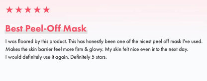 Real Collagen Fit, Collagen Wrapping Mask, Collagen 670,000ppm, Peel Off Facial Mask for elasticity, Hydrating, Glow, Glass Skin