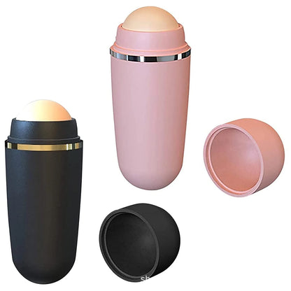 1PC Oil-absorbing Roller Volcanic Stone Facial Oil Removing Portable Skin Care Tool Beauty Stick Minimize Pores Beauty Tools