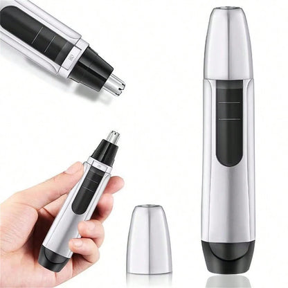 Electric Nose Hair Trimmer Unisex Implement Shaver Clipper Neck Hair Cutter Men's Shaving Tool Portable Clean Trimer Type 1 Sliver