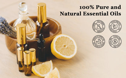 EUQEE 10ml Natural Plant Essential Oil with Dropper For Diffuser Humidifier Lavender Jasmine Eucalyptus Vanilla Essential Oils - Badiee Stylez