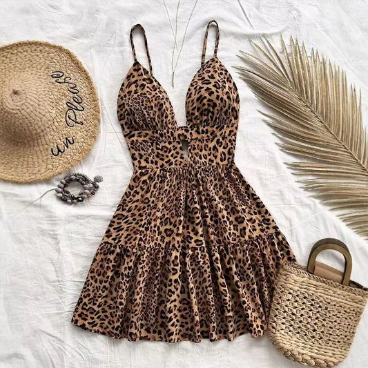 Womens Dresses Summer 2025 New In Sleeveless Vacation Beach Dress Women's Clothing Fashion Holiday Sexy Backless Mini Dress