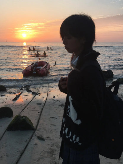 Karrram Japanese Y2k Knit Cardigans Vintage Rabbit Embroidery Zipper Knitwear Harajuku 2000s Korean Knitted Coat Preppy Style