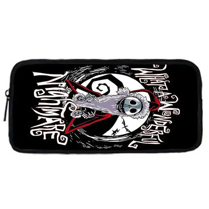 The Nightmare Before Christmas Child School Backpack with Lunch Bags ,Pencil Bags ,School Bags for Boys Girls Best Gift XHOO1-BD-079-A1