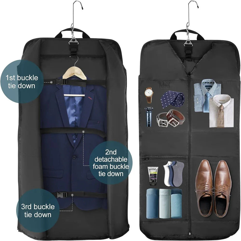 Business travel bag Suit bag Waterproof folding luggage hanging bag Clothing bag Clothing bag both wet and dry