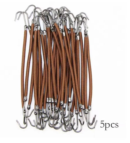 5/10/20 Pieces of Fashionable Double Hook Headband Rubber High Elasticity Design Headband Ponytail Headwear Women's Accessories