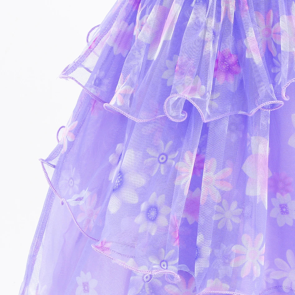 Encanto Princess Costume Isabella Dress Suit Charm for Girls Cosplay Isabela Carnival Christmas Birthday Party Mirabel Clothes