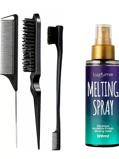 Lace Melting Spray, Lace Wig Melting Spray ,Strong Natural Finishing Hold, Wig Melting Spray & Hair Adhesive for Wigs,Wig Adhesi