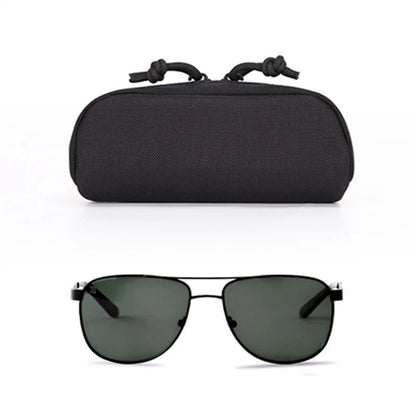 Outdoor Hunting Sunglasses Case Molle Durable Goggles Tactical Bag Sunglasses Storage Case Nylon Hard Glasses