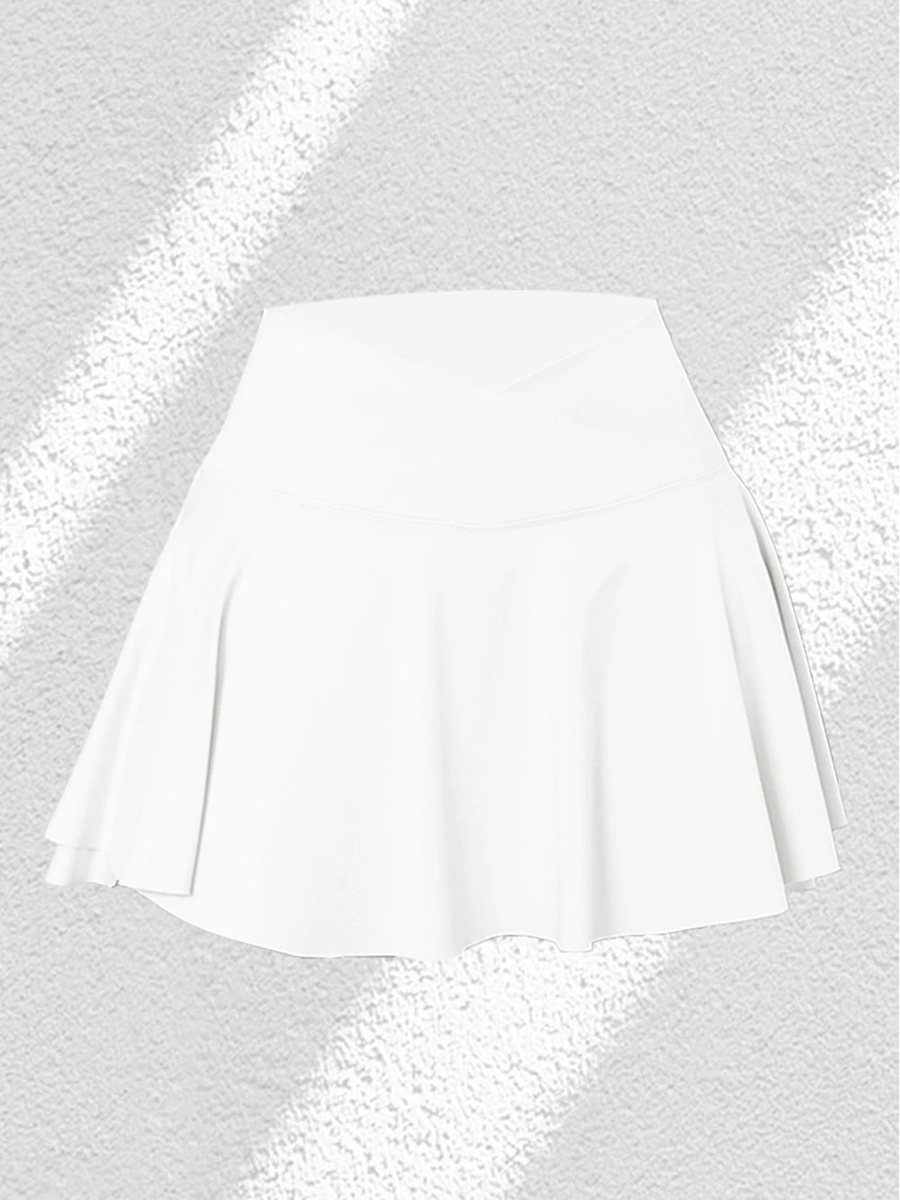 3Pack Dopamine Pockets Tennis Skirts for Women Fitness Skinny Pleated Skirt Outdoors Corset Pockets Shorts High V Waist White1PCS