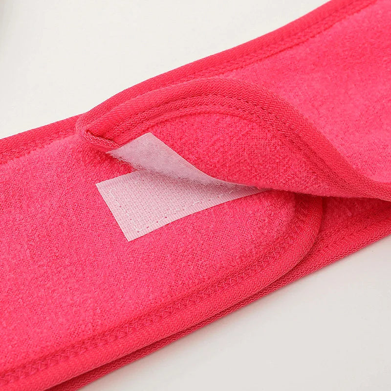 Hot Sale Soft Toweling Headbands for Face Washing Bath Makeup Hair Band for Women Adjustable SPA Headband Cosmetic Headband