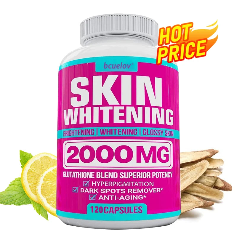 Glutathione Complex Capsules - Powerful Antioxidant, Reduces Hyperpigmentation, Alleviates Dark Spots, Moisturizes Skin Badiee Stylez