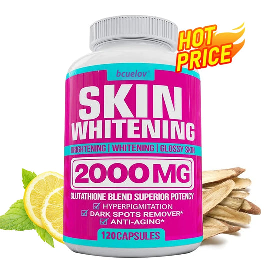 Glutathione Complex Capsules - Powerful Antioxidant, Reduces Hyperpigmentation, Alleviates Dark Spots, Moisturizes Skin Badiee Stylez