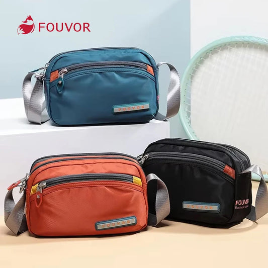Fouvor Women Shoulder Bag Trend 2025 Nylon Small Crossbody Bag Fashion Sports Waterproof High End Messenger Bags Ladies 2587-19