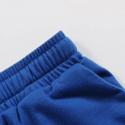 Bangniweigou Skull Love Print Zipper Short Cardigan + High Waist Straight Leg Pants Two Piece Set Women Tracksuit Autumn Winter