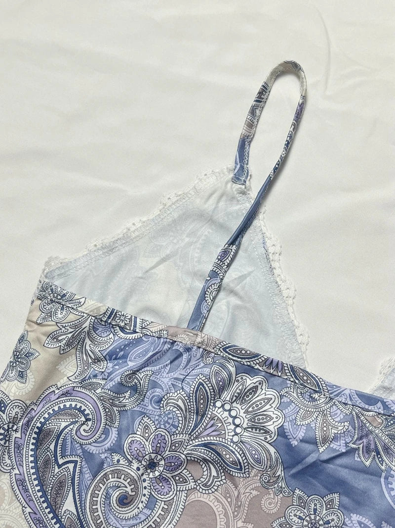 SUKAE Vintage Court Style Women Nightgown Elegant Nightdress Woman Sexy Lingeries Sling V-neck Slim Dress Summer Milk Silk Skirt Badiee Stylez